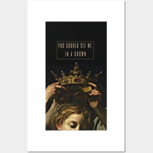 you should see me in a crown art aesthetic sherlock holmes phone case poster Posters and Art